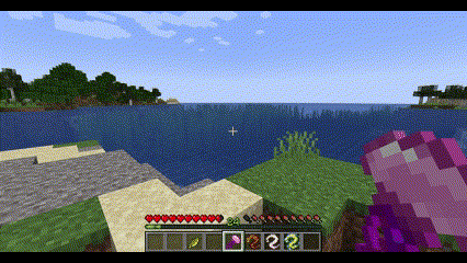 eating a jellyfish makes the player hungry