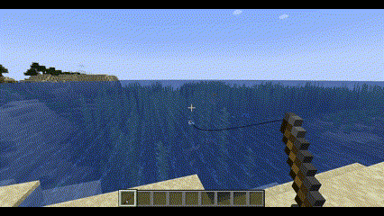 fishing on the beach